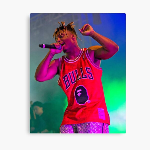 juice wrld neon color concert Canvas Print