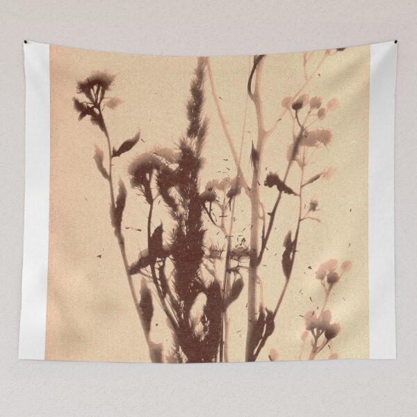 Aperçu de l'œuvre Style vintage floral botanique marron Van Dyke imprimé à la main 18 créée et vendue par KasparekFineArt.