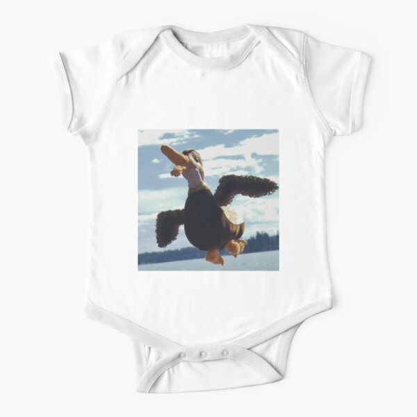 Dee Dee the duck Short Sleeve Baby One-Piece
