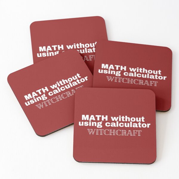 Item preview, Fun Math with out using calculator equals to witchcraft   designed and sold by Gianvivi.