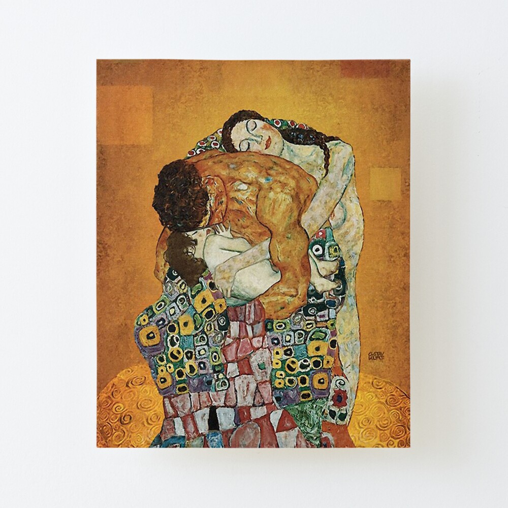 illustration The Embrace art print on square format paper