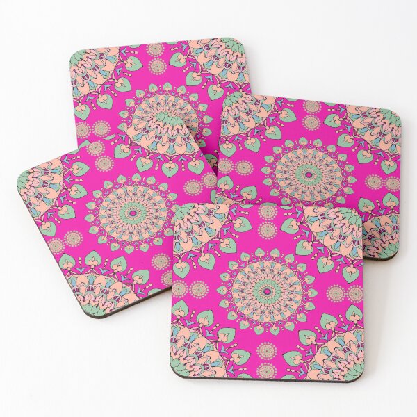 Item preview, Ethnic Bohemian- Hot pink and green designed and sold by Urvashi Patel.