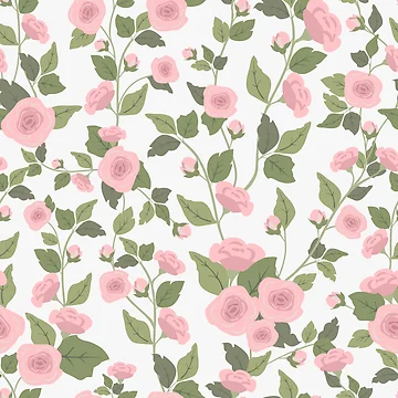 Artwork thumbnail, Pink Rambling Roses by junkydotcom