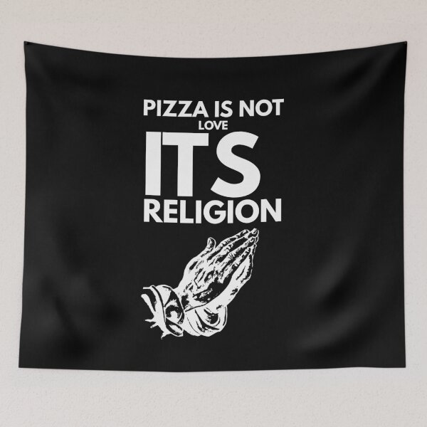 Item preview, Pizza is My Religion gift tees designed and sold by Michael Schmidt.