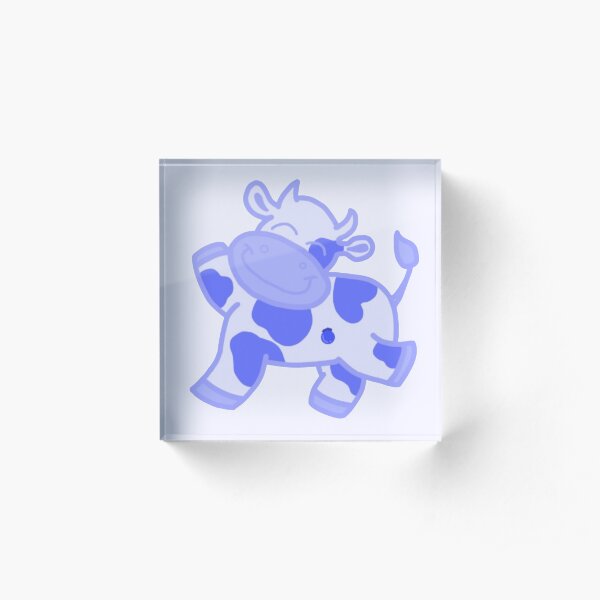 blueberry cow Acrylic Block