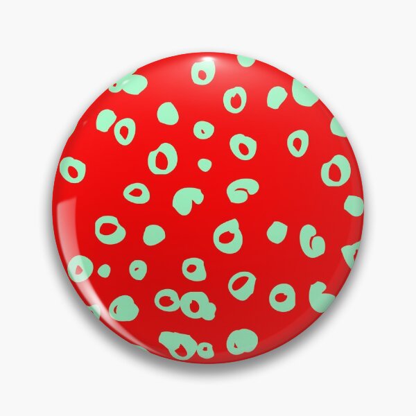 Item preview, Green spots on red background designed and sold by Giree07.