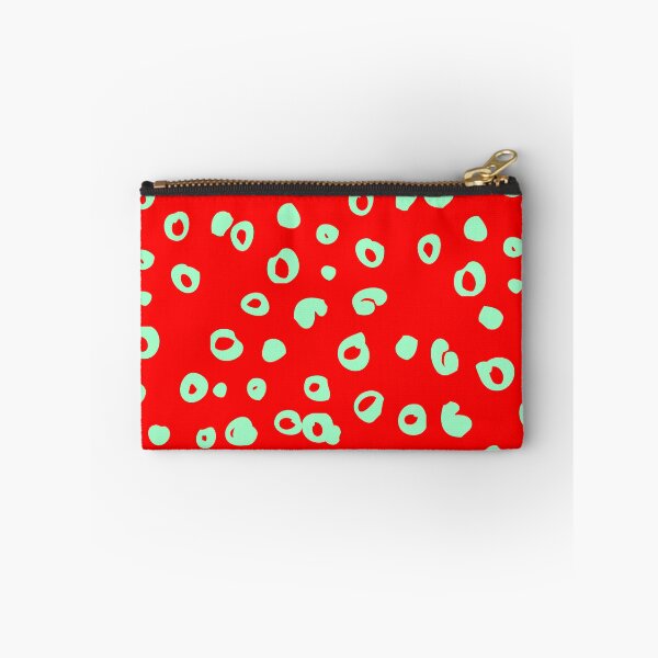 Item preview, Green spots on red background designed and sold by Giree07.