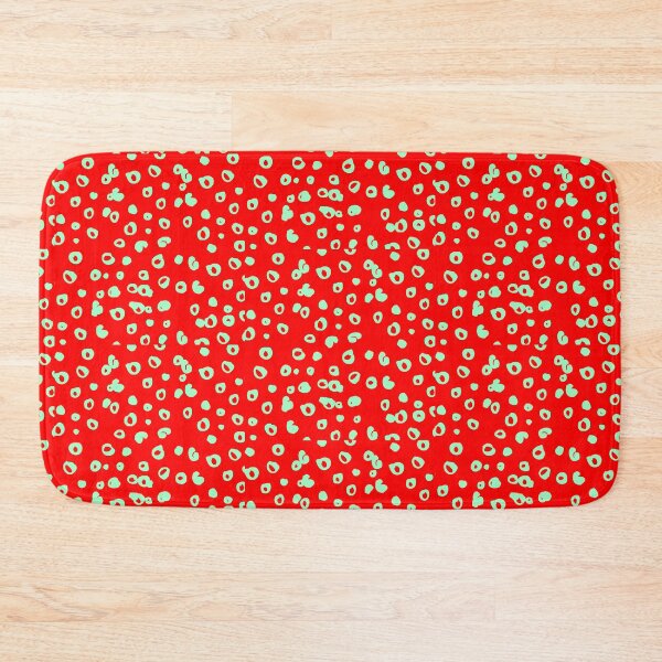 Item preview, Green spots on red background designed and sold by Giree07.