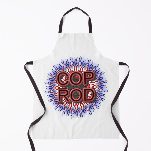 Item preview, COP ROD NAME ( RED ) WITH FLAMES IN BACKGROUND designed and sold by CopRod.