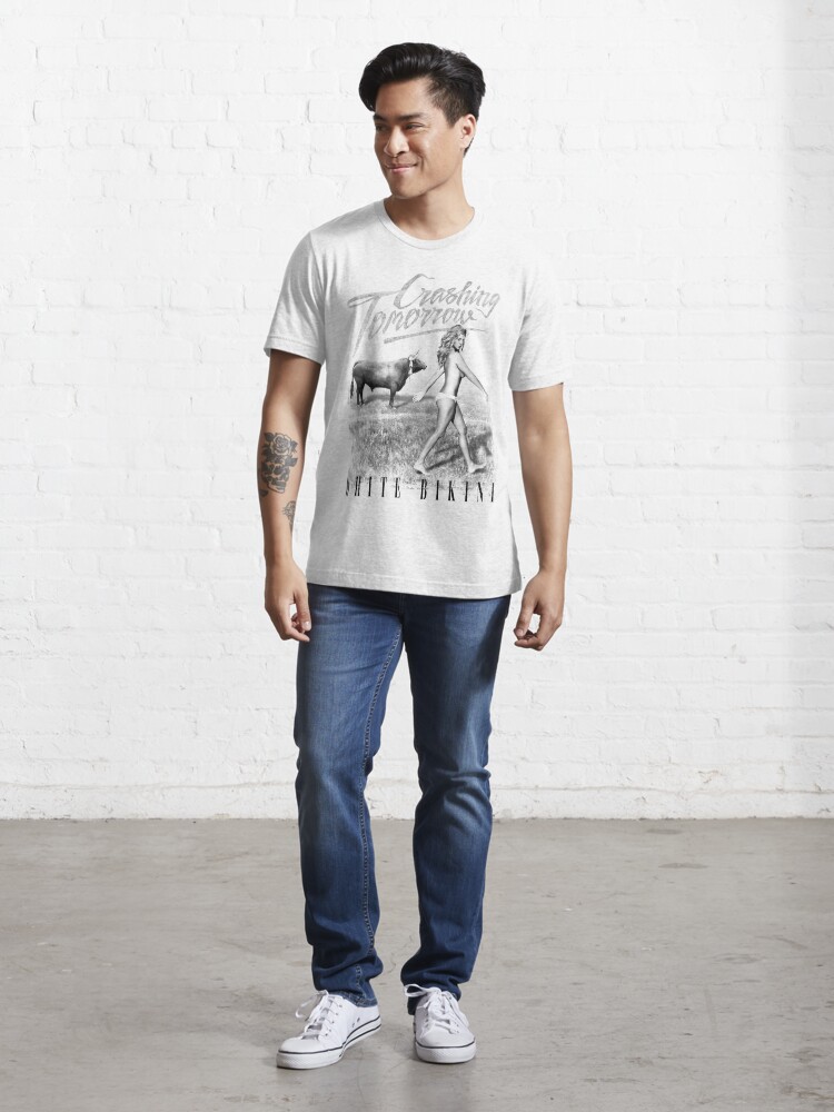 Alternate view of Crashing Tomorrow 'White Bikini' T-Shirt (White) Essential T-Shirt