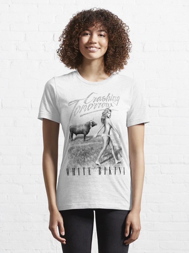 Alternate view of Crashing Tomorrow 'White Bikini' T-Shirt (White) Essential T-Shirt