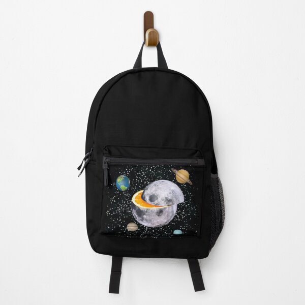 Item preview, Orange moon and planet designed and sold by TopDesignArt.