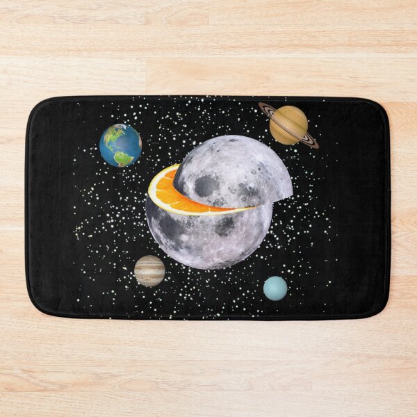 Item preview, Orange moon and planet designed and sold by TopDesignArt.