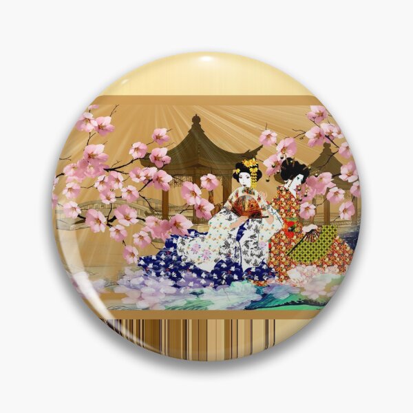 Item preview, Geishas under cherry blossoms designed and sold by harietteh.
