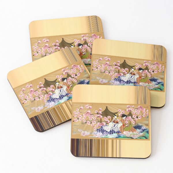 Item preview, Geishas under cherry blossoms designed and sold by harietteh.