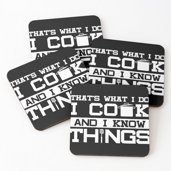 Item preview, I Cook And Know Things - Fun Chef Cook Joke Gift design designed and sold by Lisbob.