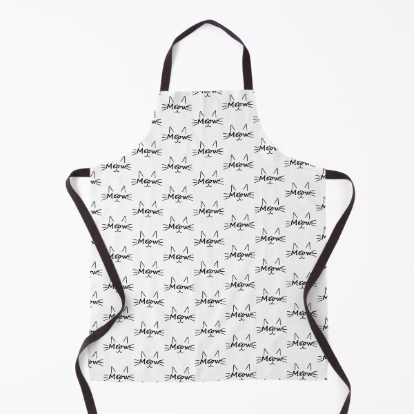 Meow Kitty Cat Mask Apron