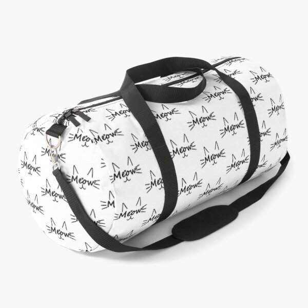 Meow Kitty Cat Mask Duffle Bag