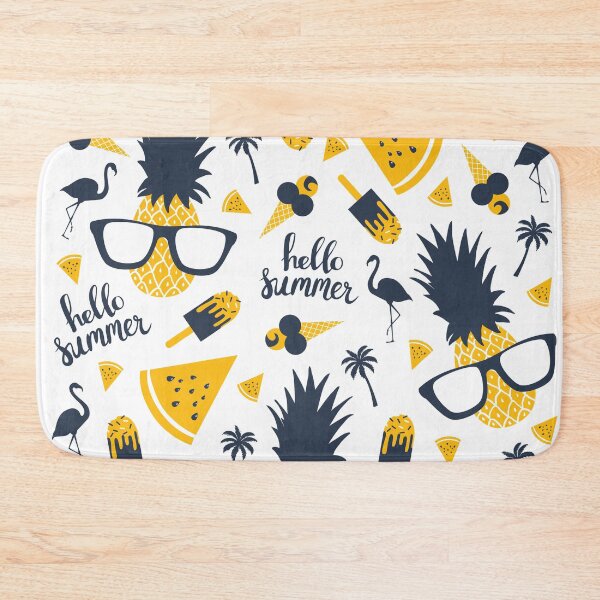 Item preview, Summer Mode On Pineapple Retro Home Decor Icecream Flamingo designed and sold by Urosek.