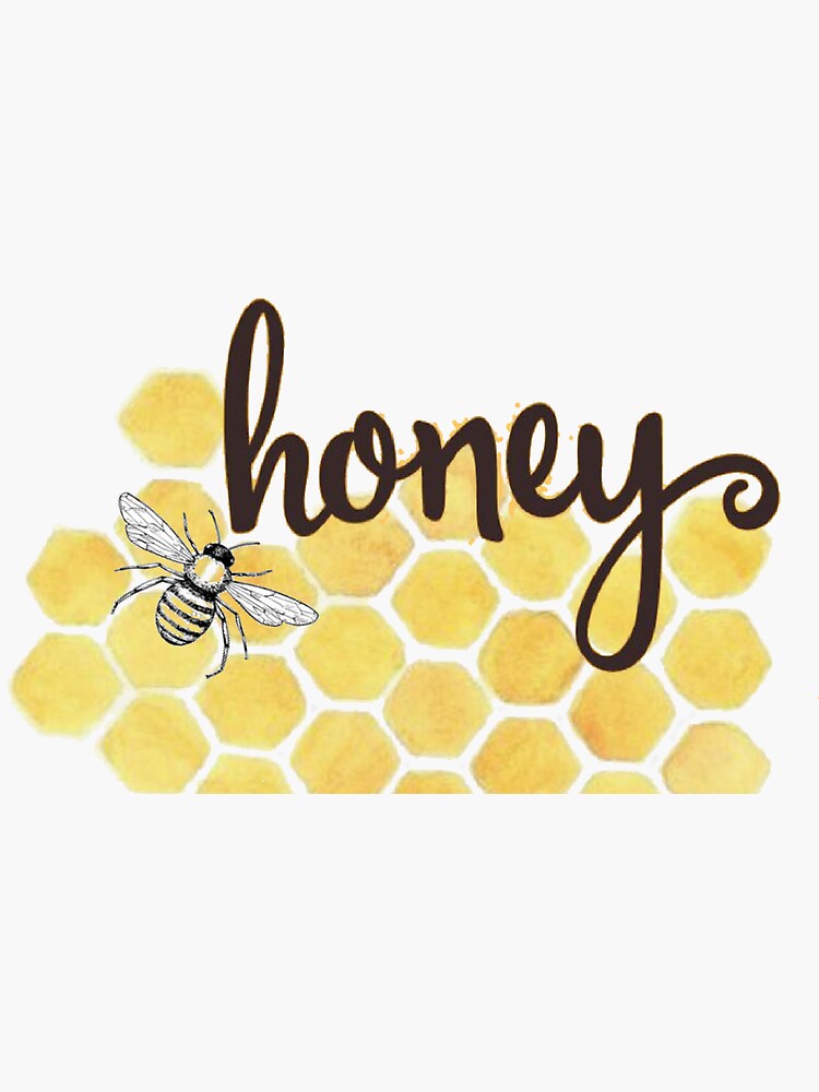 Thumbnail 3 of 3, Sticker, Honey designed and sold by racer0220.