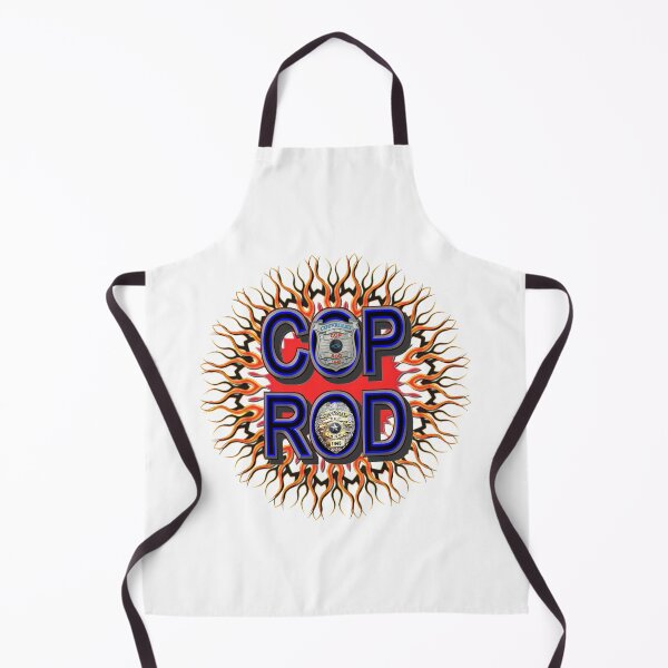 Item preview, COP ROD ( BLUE TYPE ) RED/ORANGE FLAMES, & BADGES designed and sold by CopRod.
