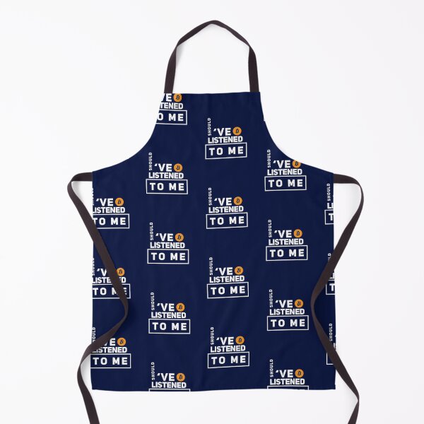 Item preview, Should've listened to me (Bitcoin) designed and sold by Bouzdesigns.