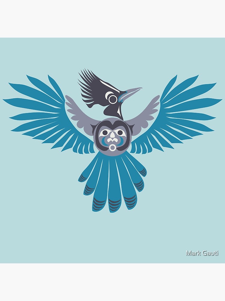 Coast Salish First Nations ''blue Jay'' -  Canada