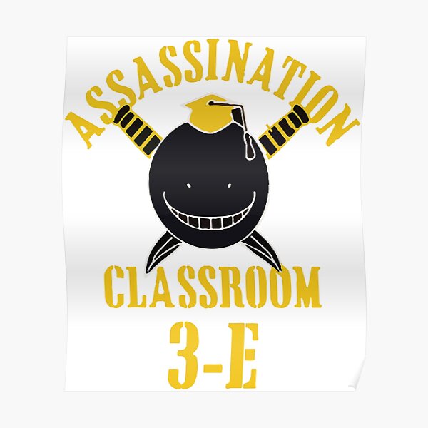 Assassination classroom Koro Sensei logo devil Poster