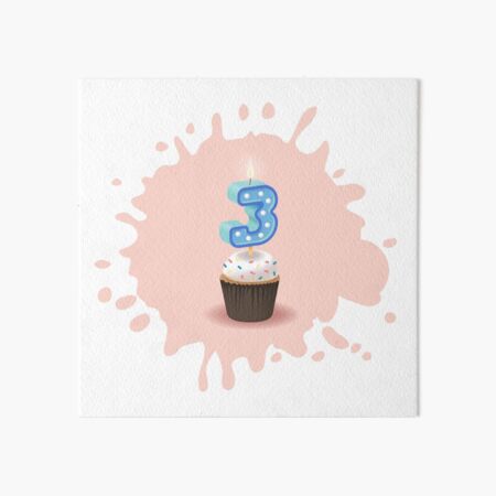 Impression Rigide Joyeux Anniversaire 6 Mois Carte D Anniversaire Fille Six Ans Par Urosek Redbubble