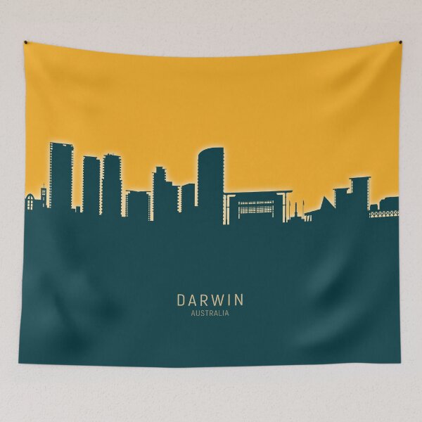Item preview, Darwin Australia Skyline designed and sold by ArtPrints.
