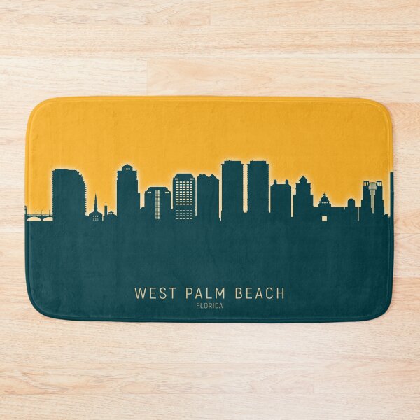 Item preview, West Palm Beach Florida Skyline designed and sold by ArtPrints.