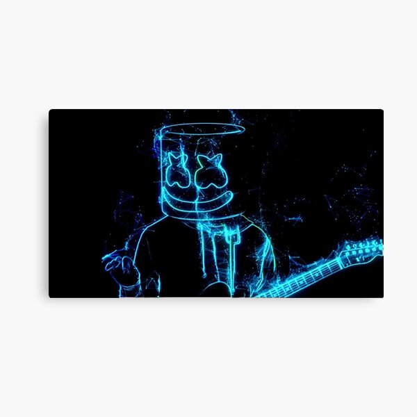 Marshmello Canvas Prints Redbubble - roblox backpacking marshmallow glitch