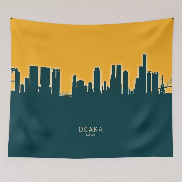 Item preview, Osaka Japan Skyline designed and sold by ArtPrints.