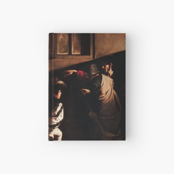 Caravaggio - The Calling of Saint Matthew Hardcover Journal