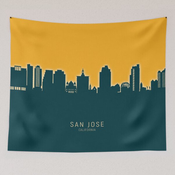 Item preview, San Jose California Skyline designed and sold by ArtPrints.