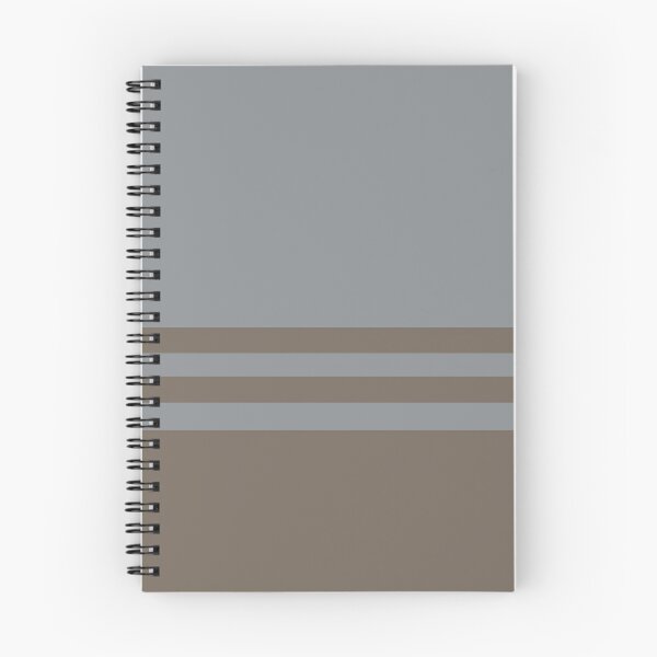 Item preview,  Taupe stripes on a cool gray blue background  designed and sold by PetaJaneHome.
