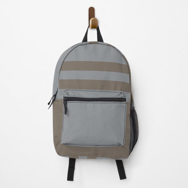 Item preview, Taupe stripes on a cool gray blue background designed and sold by PetaJaneHome.