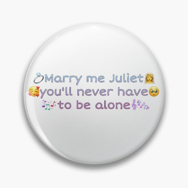 Item preview, Marry Me Juliet designed and sold by Jonathan Dessins.
