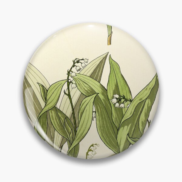 Item preview, French botanical flower plate - E. Hervegh - Muguet designed and sold by DejaVuStudio.
