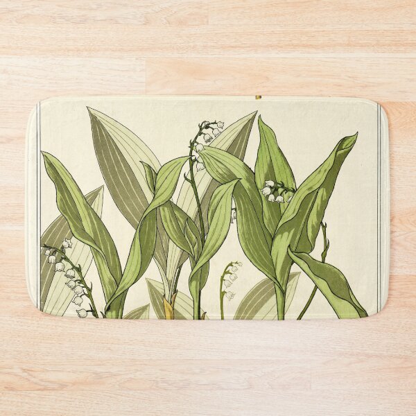 Item preview, French botanical flower plate - E. Hervegh - Muguet designed and sold by DejaVuStudio.
