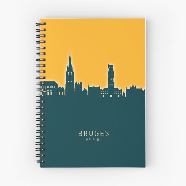 Item preview, Bruges Belgium Skyline designed and sold by ArtPrints.
