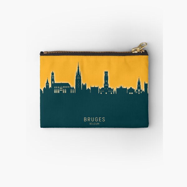Item preview, Bruges Belgium Skyline designed and sold by ArtPrints.