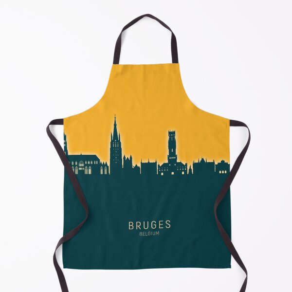 Item preview, Bruges Belgium Skyline designed and sold by ArtPrints.