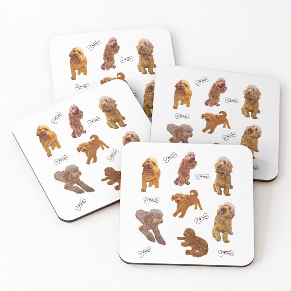 Item preview, Cavapoo Cavoodle puppy dog pattern - I love dogs! cute cavalier king charles spaniel designed and sold by Artonmytee.