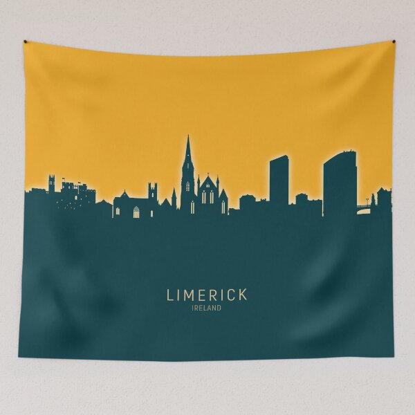 Item preview, Limerick Ireland Skyline designed and sold by ArtPrints.