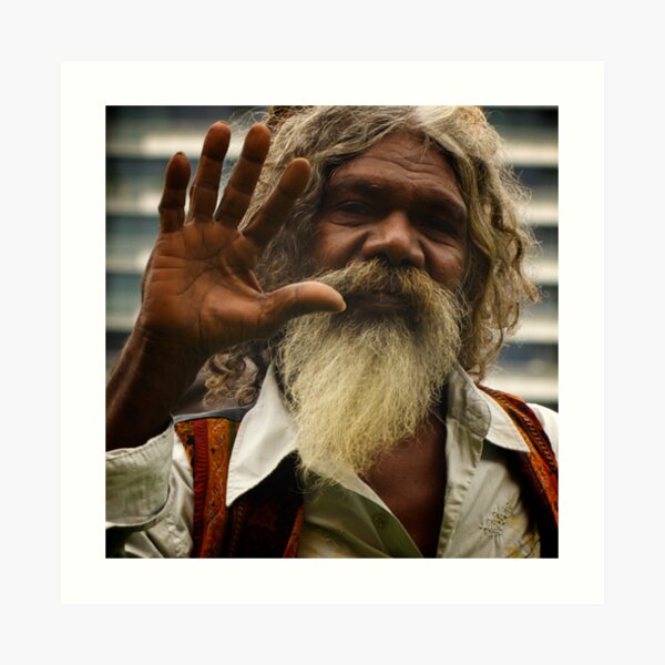David Gilpilil - legendary Aboriginal actor Art Print