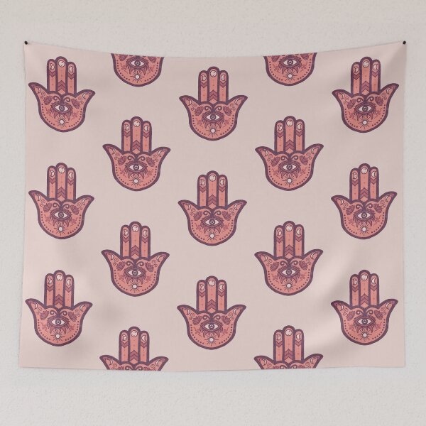 Item preview, Rusty Brown | Hamsa Hand Amulet in Copper designed and sold by Bloomandflo.