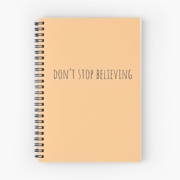 Item preview, "Don't stop believing" designed and sold by Feel-GoodPrints.