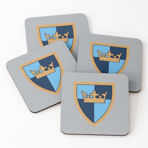 Item preview, Castle Crown Shield Emblem designed and sold by Highonbricks.