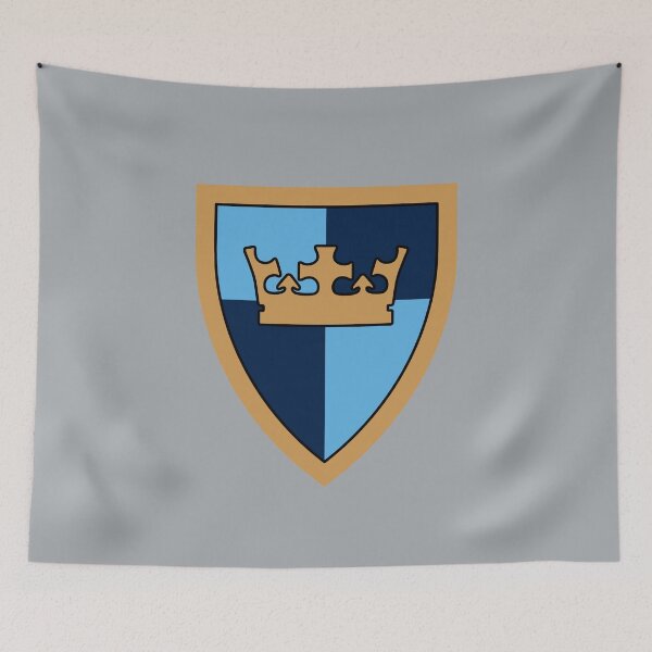 Item preview, Castle Crown Shield Emblem designed and sold by Highonbricks.